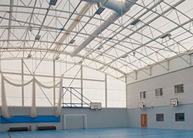 室内羽毛球馆遮阳棚设计建造,足球馆大蓬,篮球馆大篷设计建造