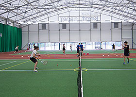 装配式室内网球场大棚、临时网球中心大棚、网球临时训练基地网球馆